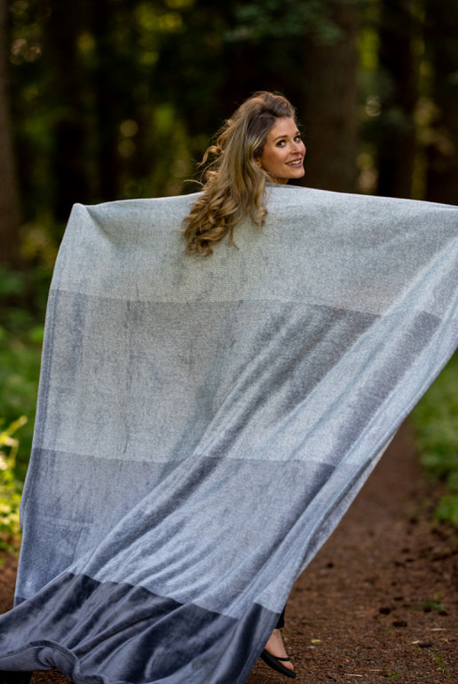 4 Shades of Grey Throw