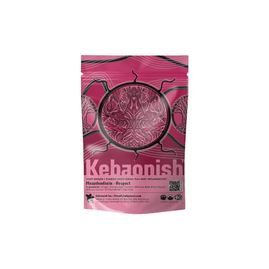 Kebaonish Zesty Ginger + Turmeric Spice Herbal Tea