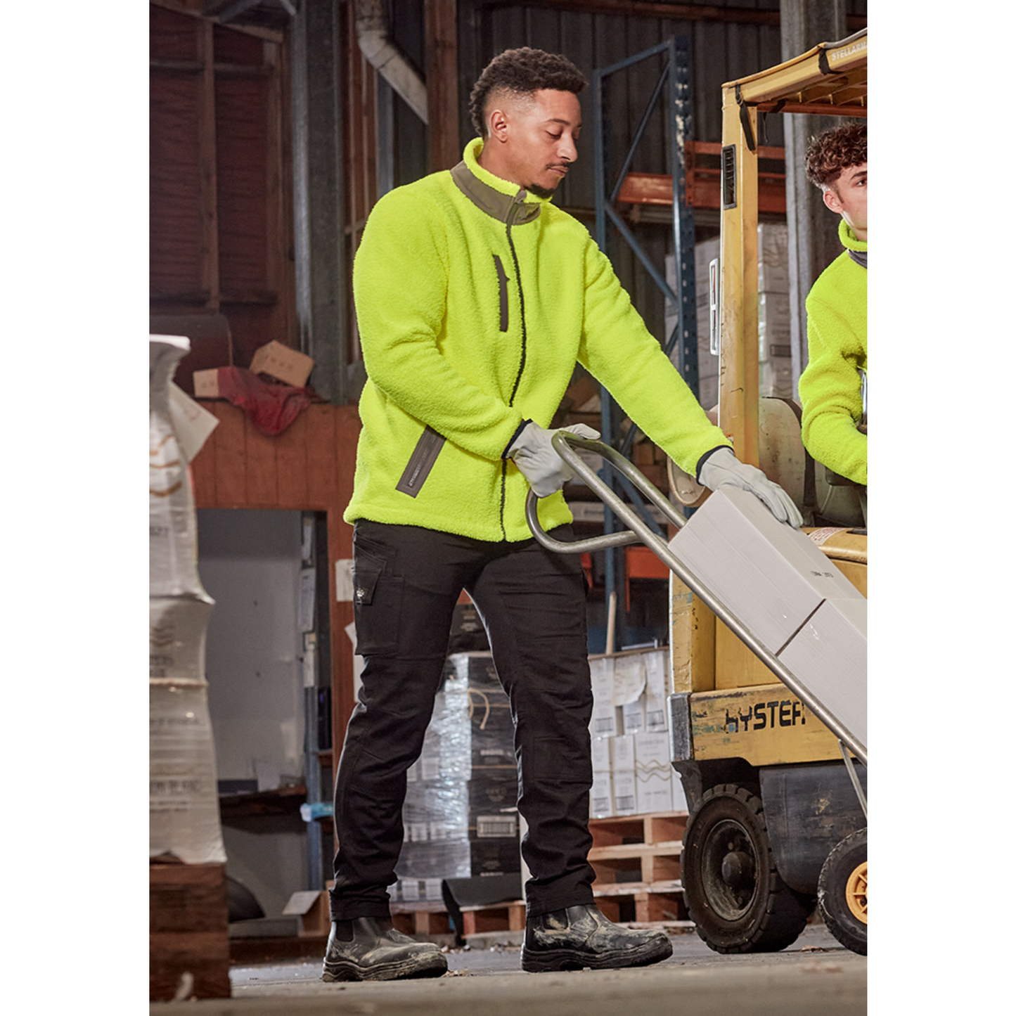 Syzmik Unisex Streetworx Full Zip Sherpa Fleece