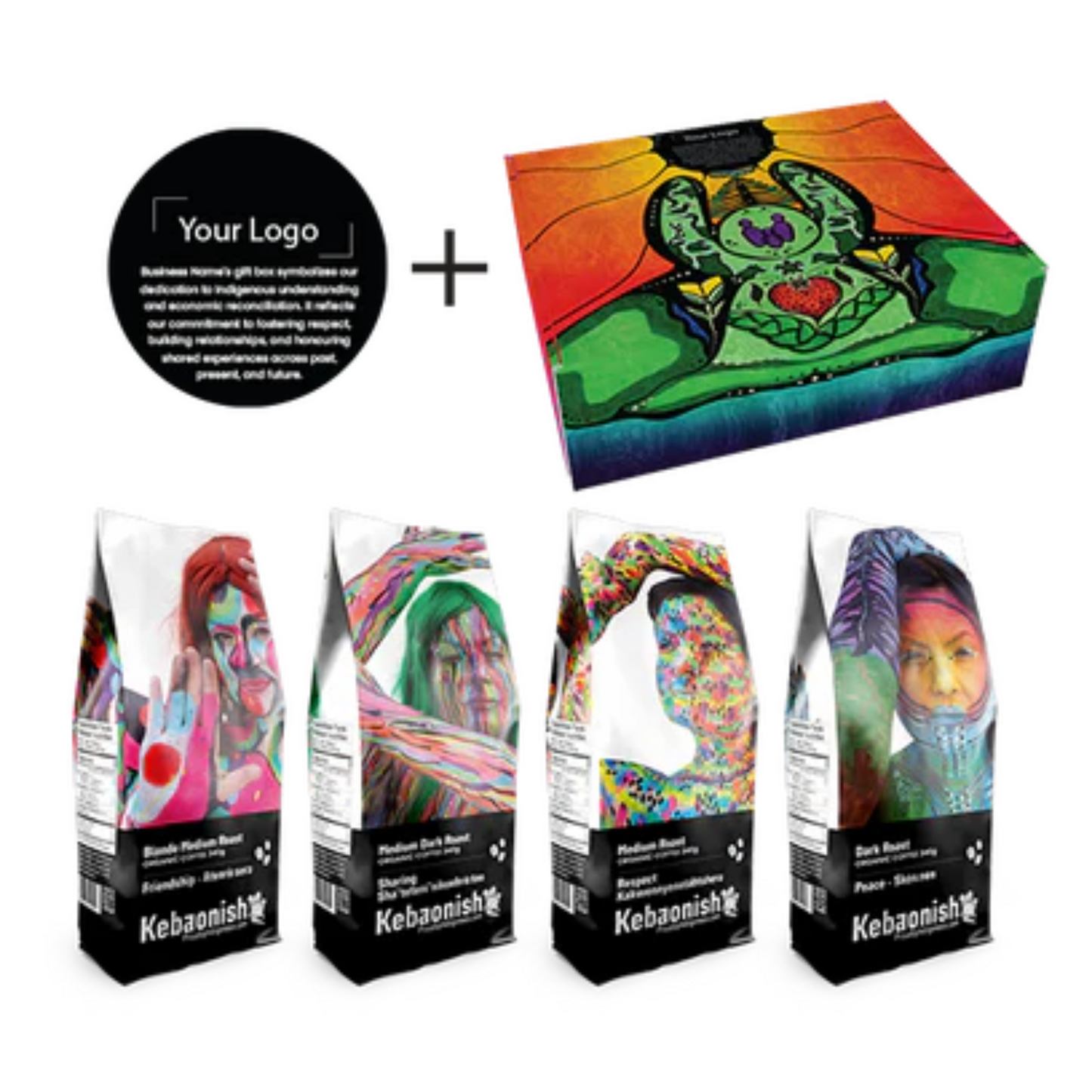 Kebaonish Customize your Wampum Coffee Gift Box