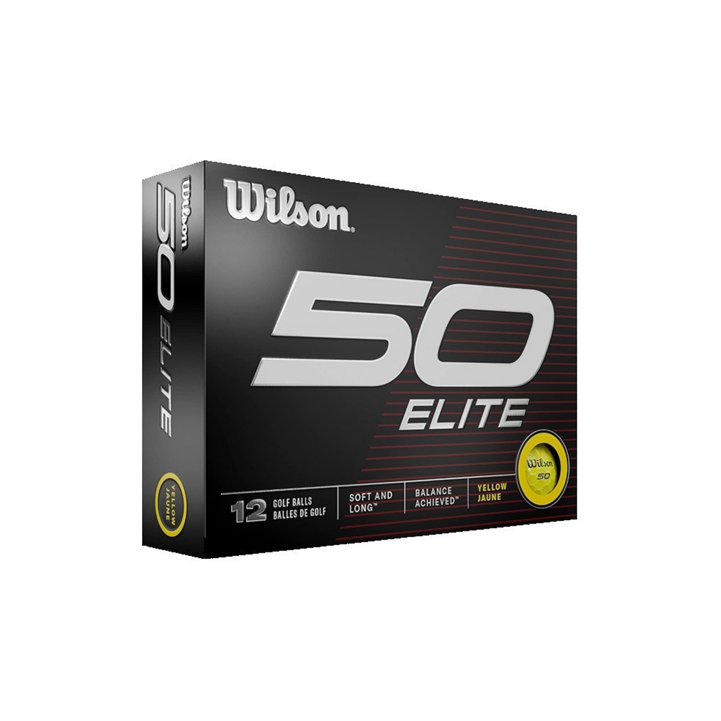 Wilson Staff® Fifty Elite Golf Ball - Yellow