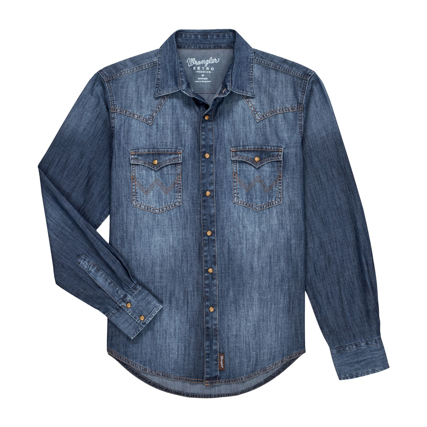 Wrangler® Retro Men’s slim fit Denim Shirt