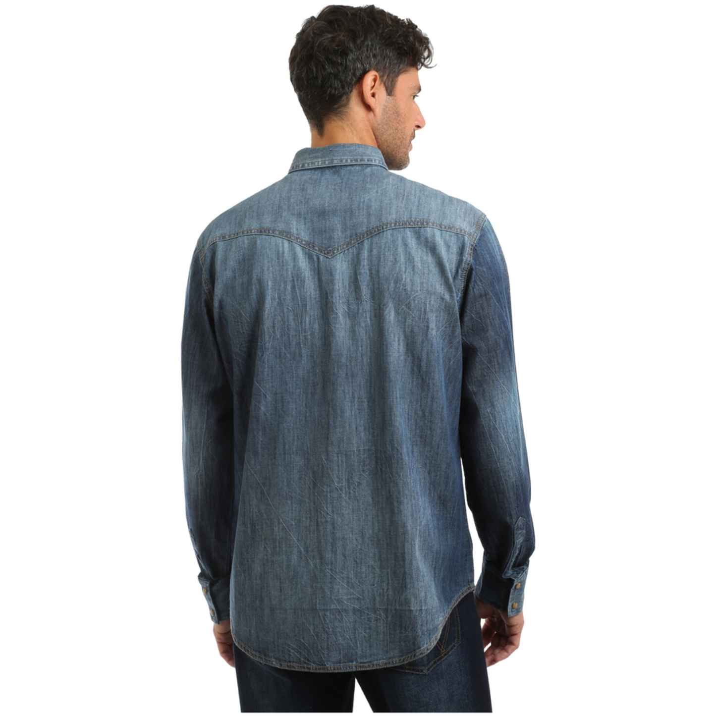 Wrangler® Retro Men’s slim fit Denim Shirt