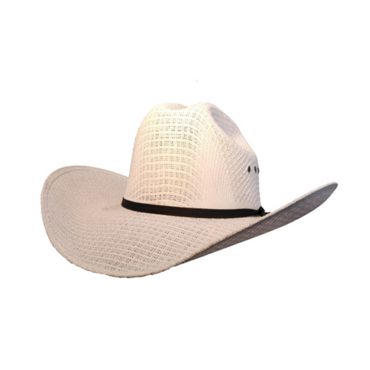 Calgary White Straw Hat