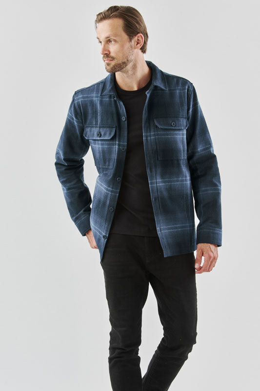 Stormtech Men's Highland Plaid Shacket