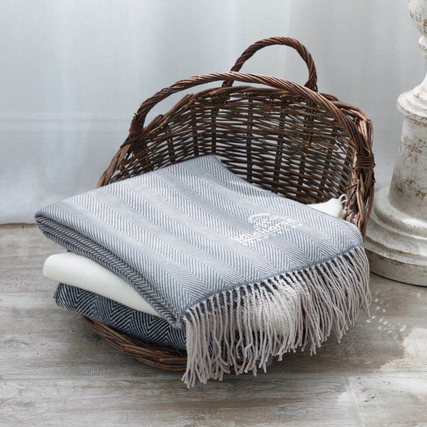 Herringbone Throw