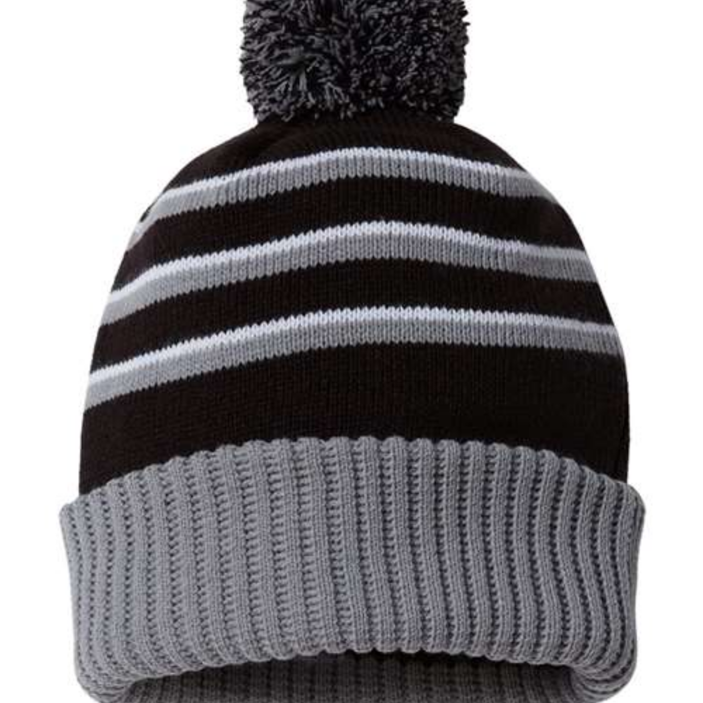 134 - Richardson Pom Cuffed Beanie