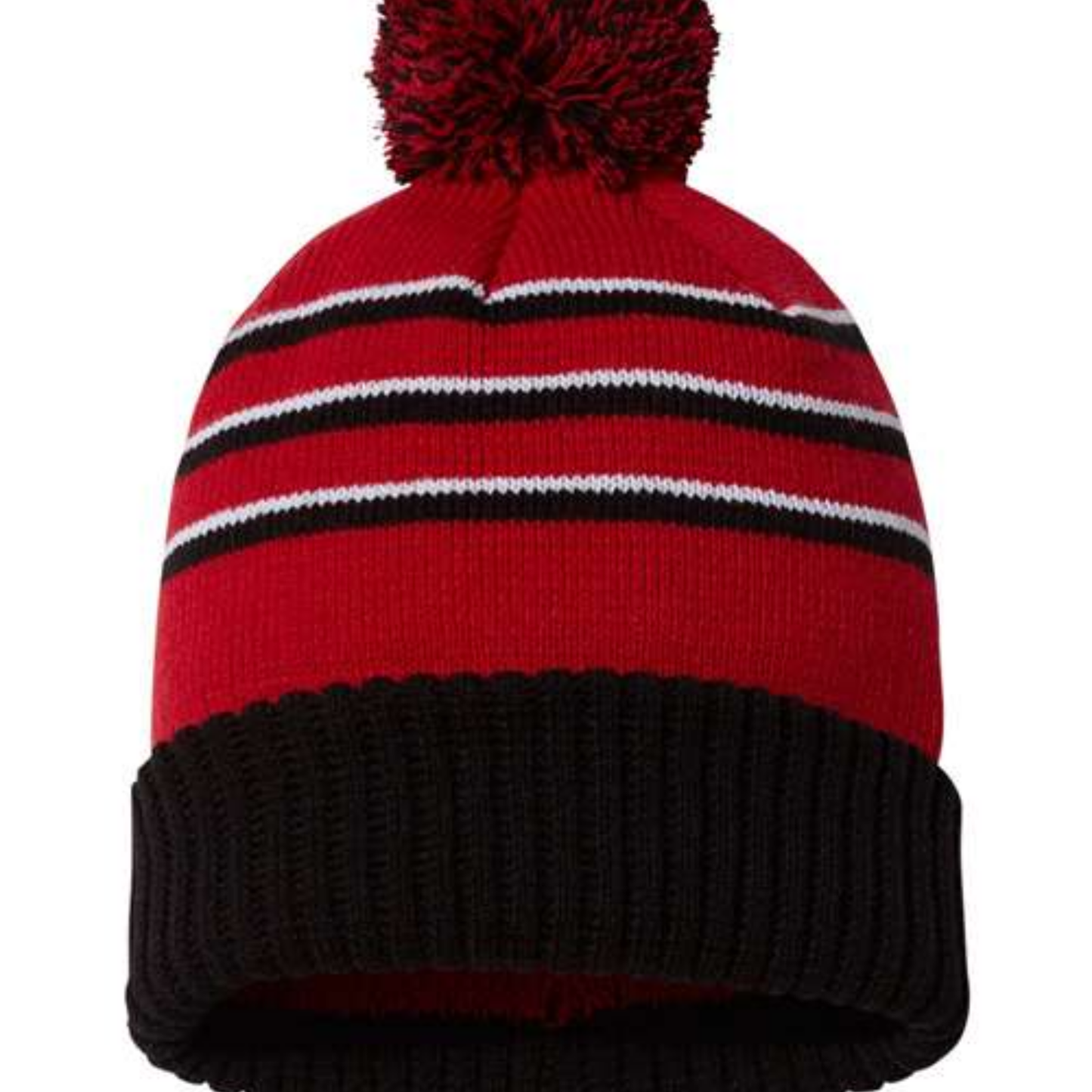 134 - Richardson Pom Cuffed Beanie