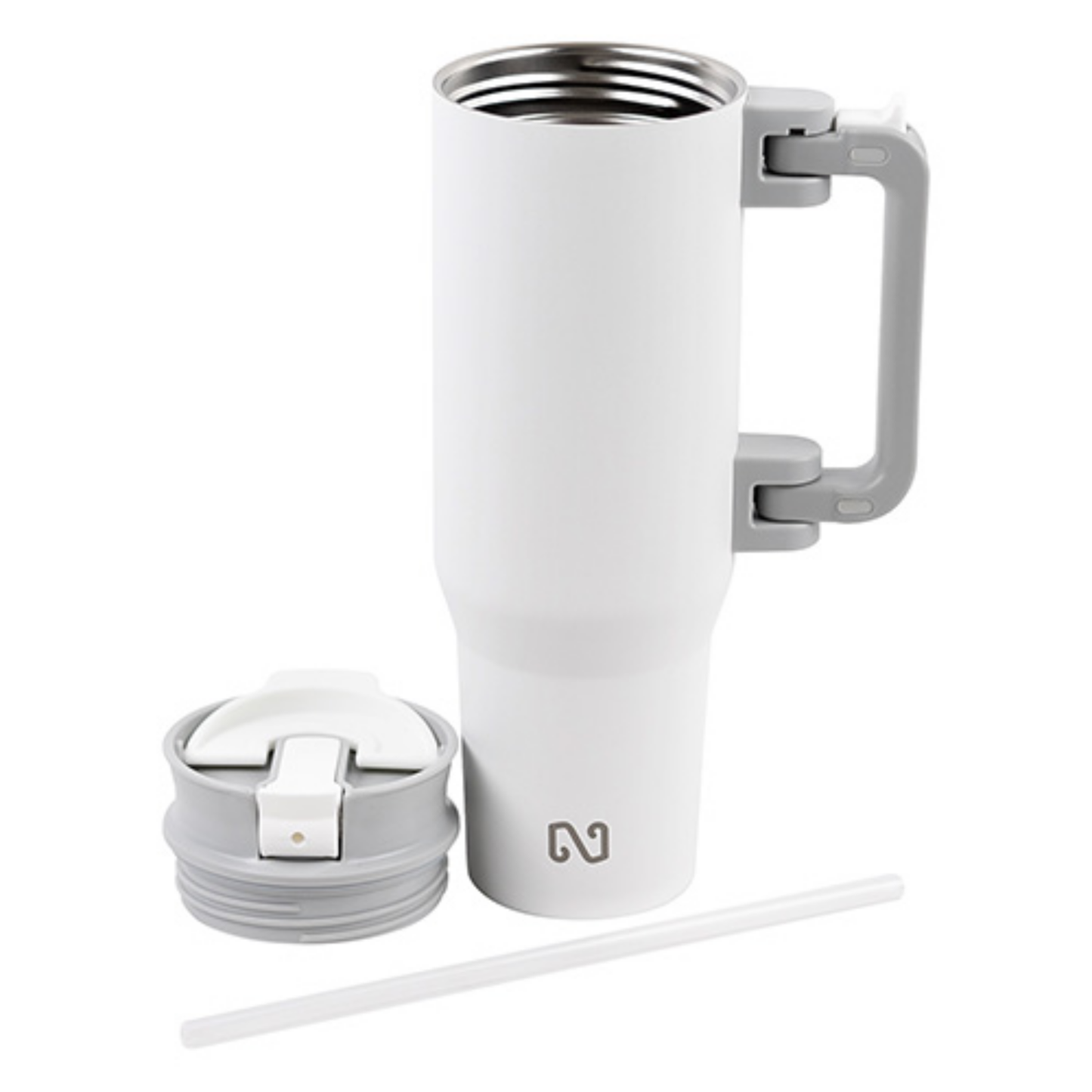 NAYAD® Genesis 40 oz Stainless Steel Double-Wall Mug with Foldable Handle