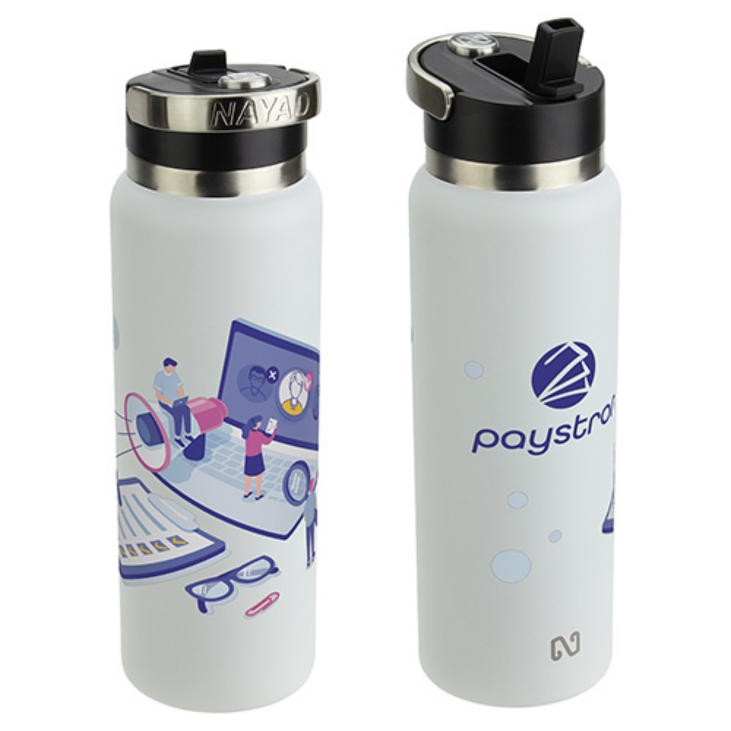 NAYAD® Ranger 40 oz Stainless Double-wall Bottle with Flip-Top Spout