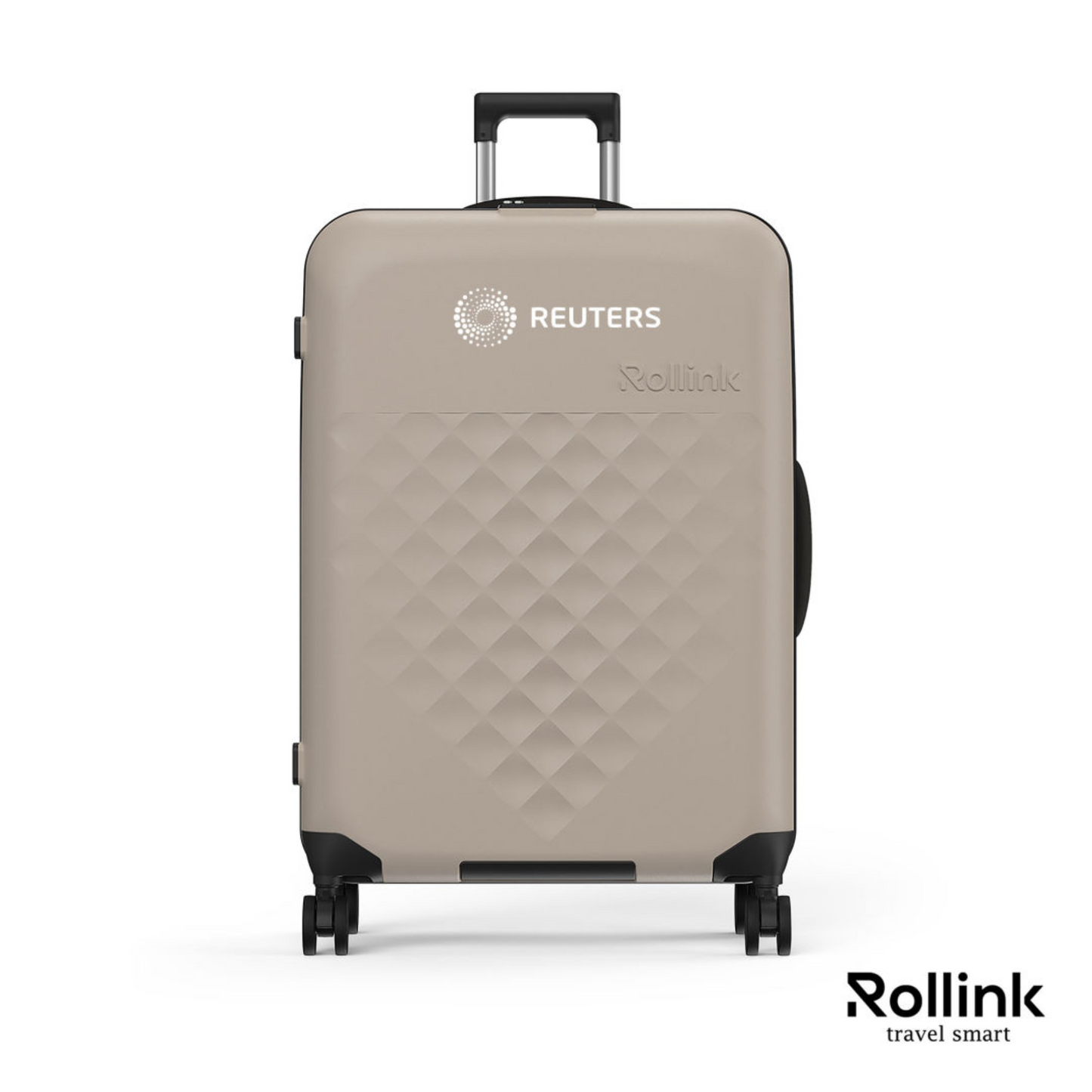 Rollink® Flex 360 Large Checked 4 Wheel Suitcase