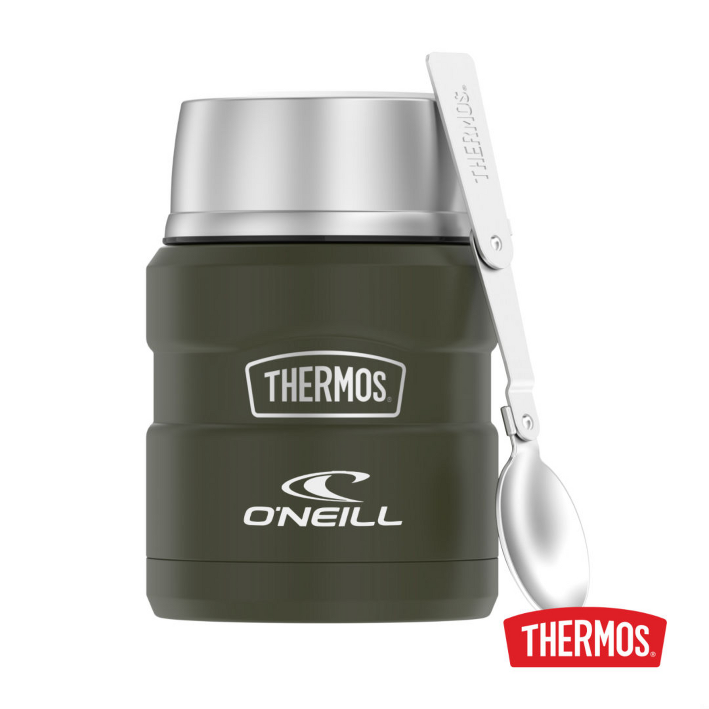 Thermos® King™ SS Food Jar w/Folding Spoon