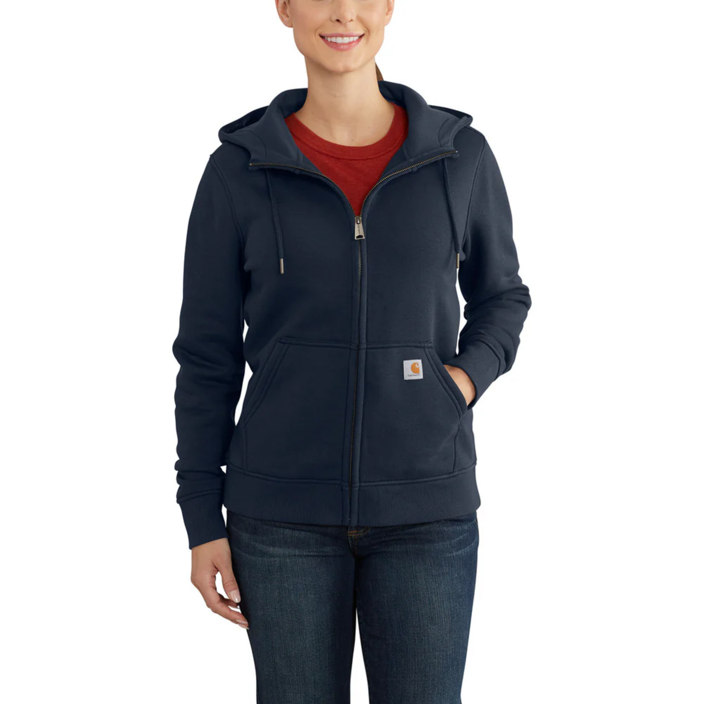 102788 - Carhartt Women's Loose Fit Midweight Full Zip Hood