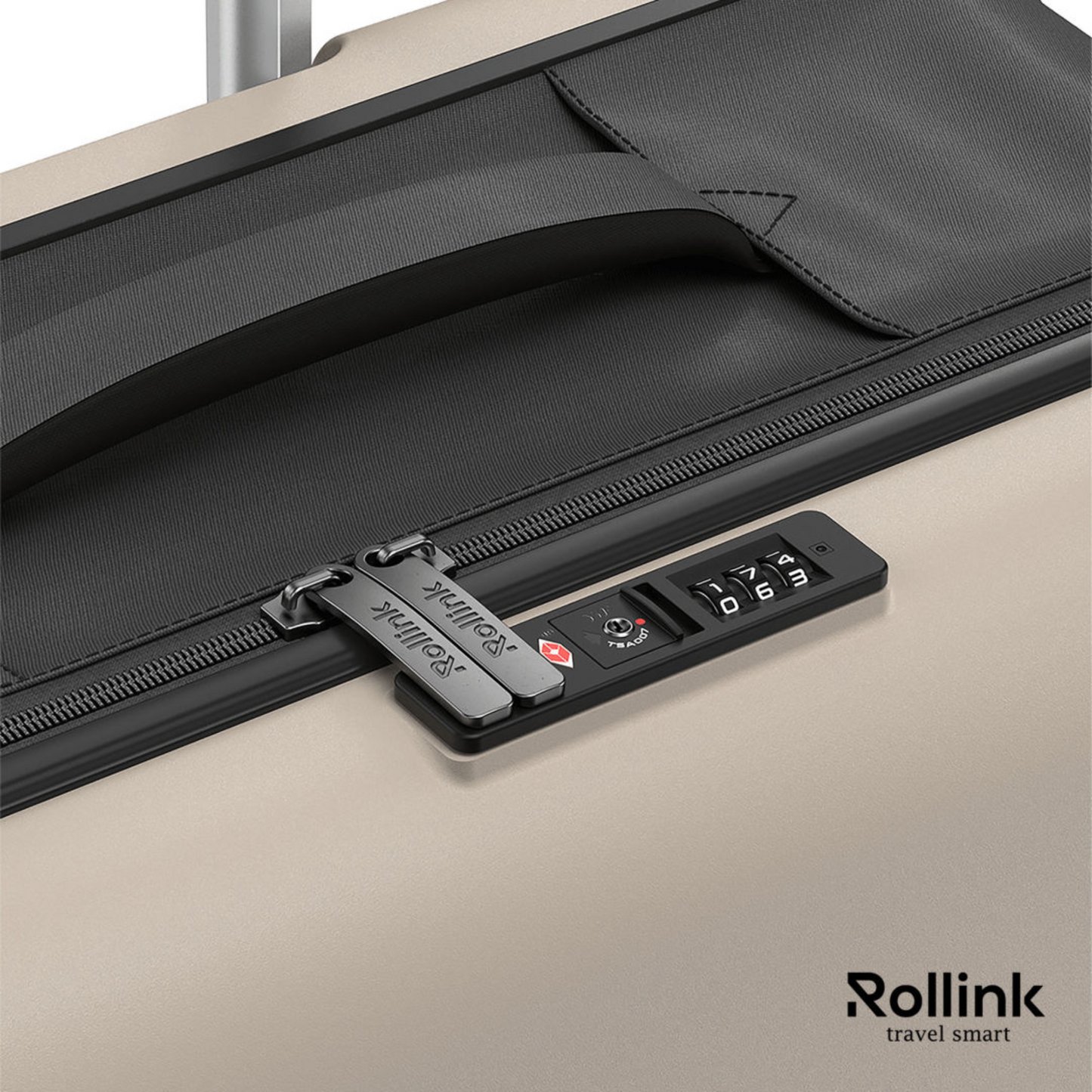 Rollink® Flex 360 Large Checked 4 Wheel Suitcase