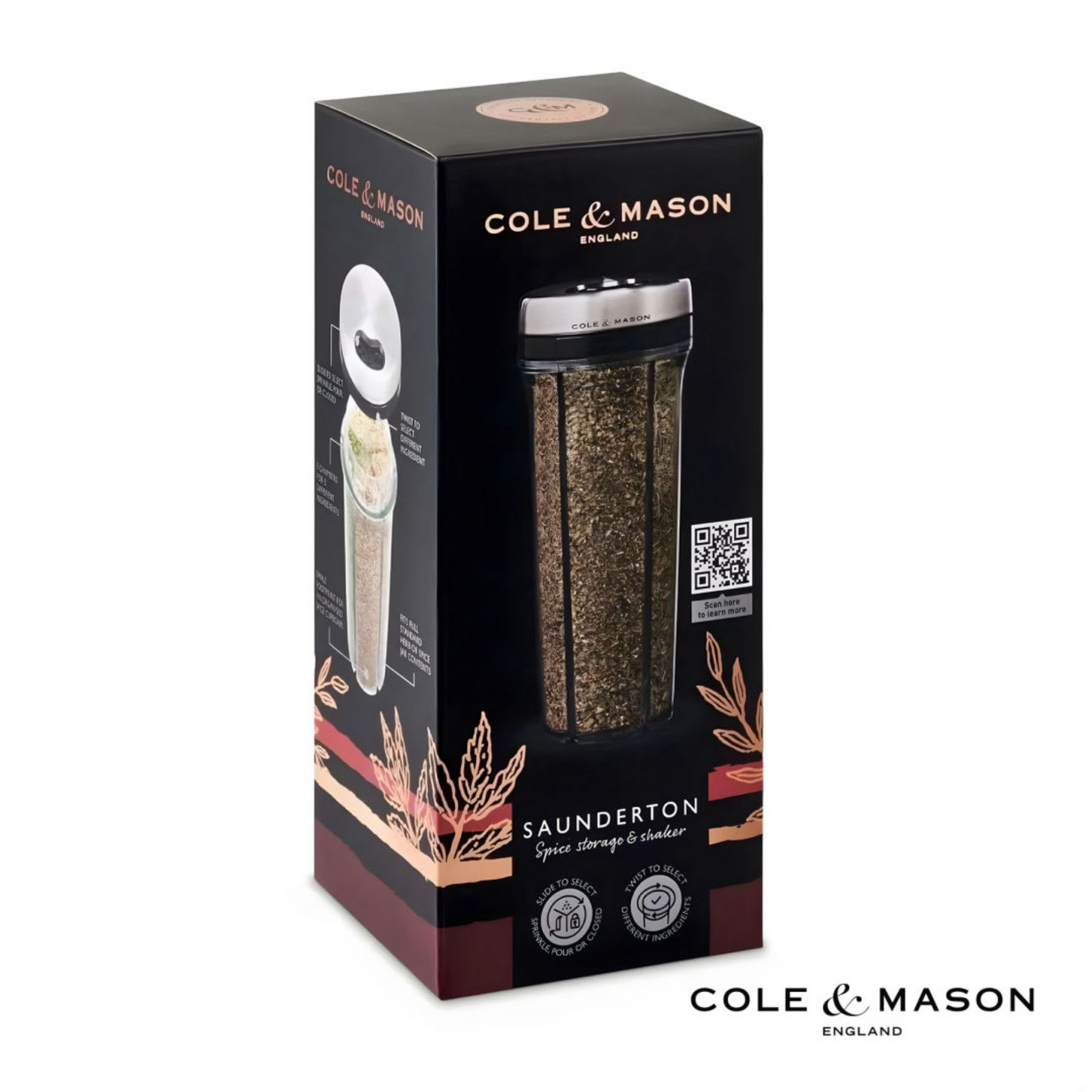 Cole & Mason™ Saunderton Spice Storage & Shaker