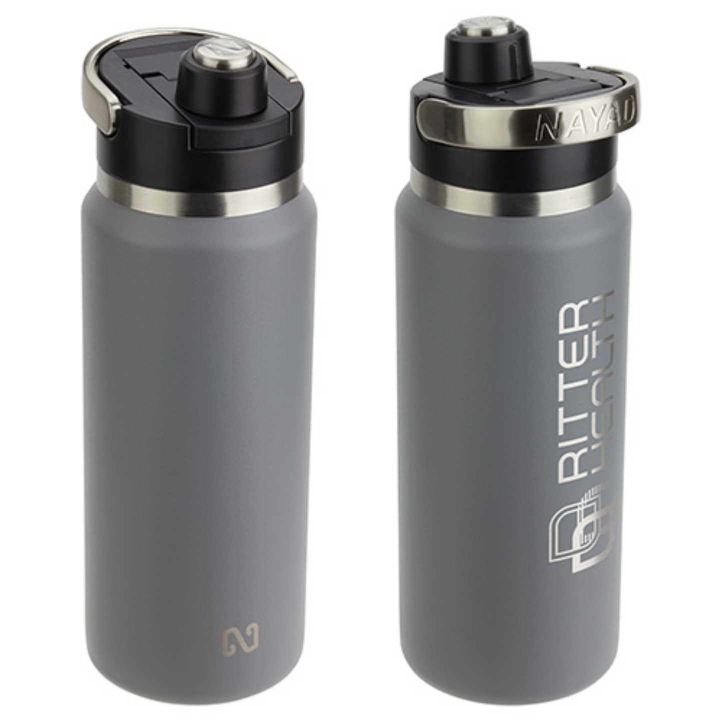 NAYAD® Traveler 26 oz Stainless Double-wall Bottle with Twist-Top Spout
