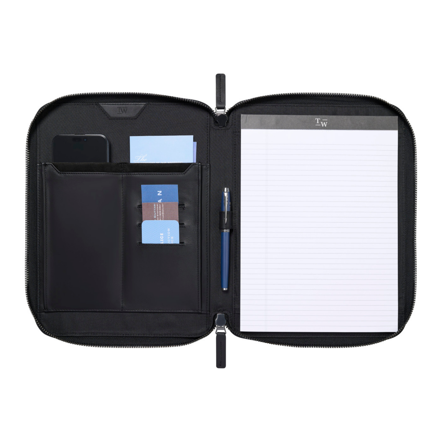 Travis & Wells® Envoy Executive Zipper Close Padfolio