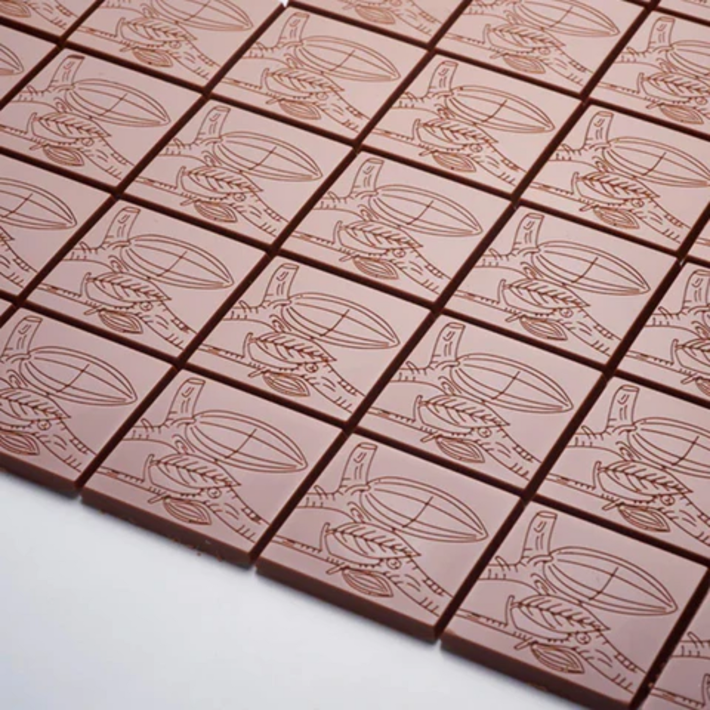 E302 - 2pc Chocolate Square Box