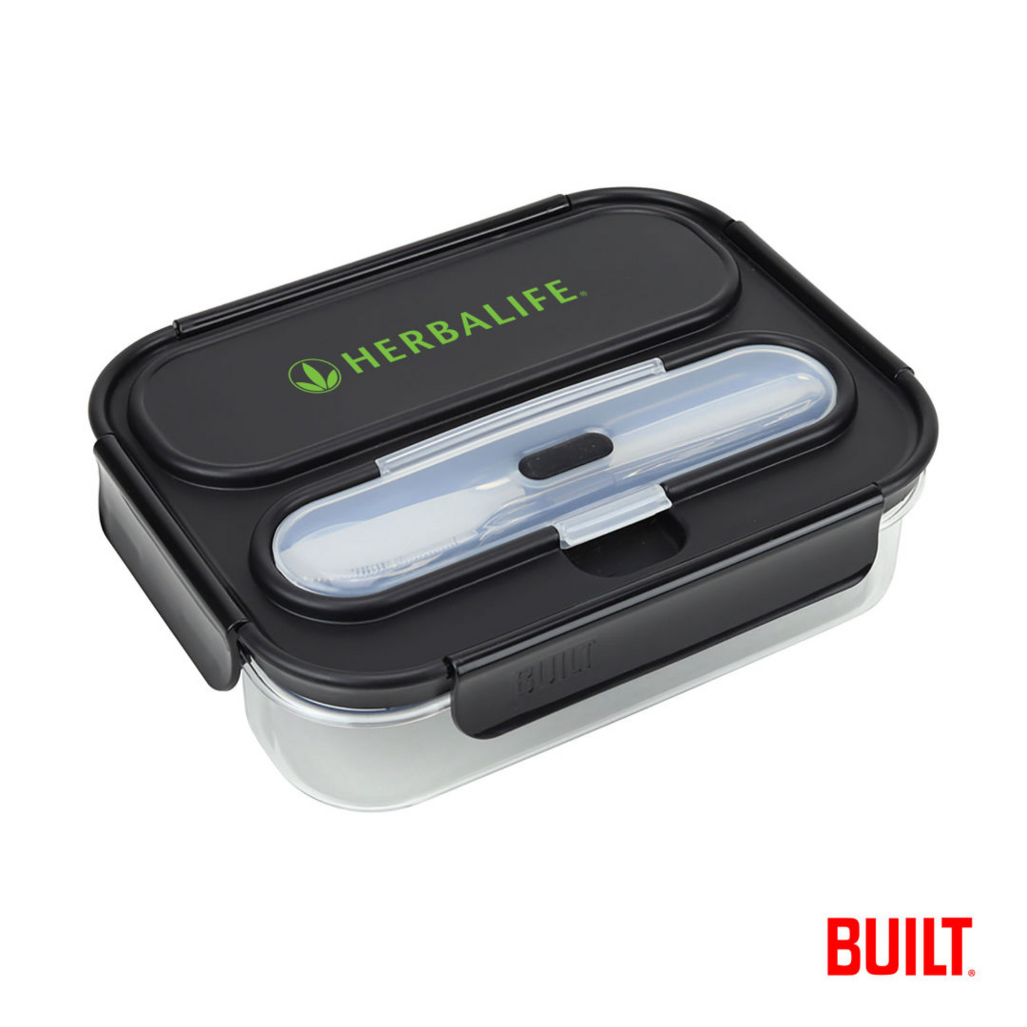 BUILT® 2 Compartment Bento Lunch Box w/Ice Pack