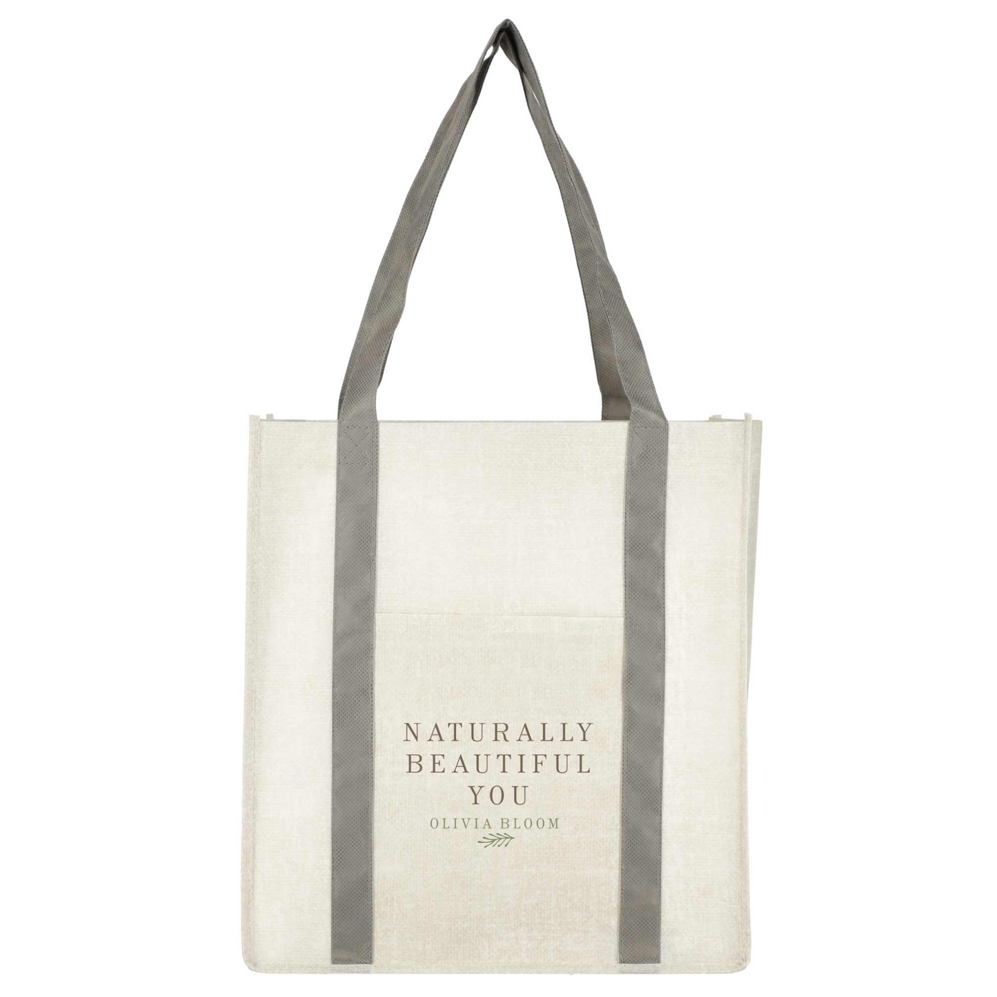 SM-5212 Pluto Recycled Non-Woven Small Grocery Tote