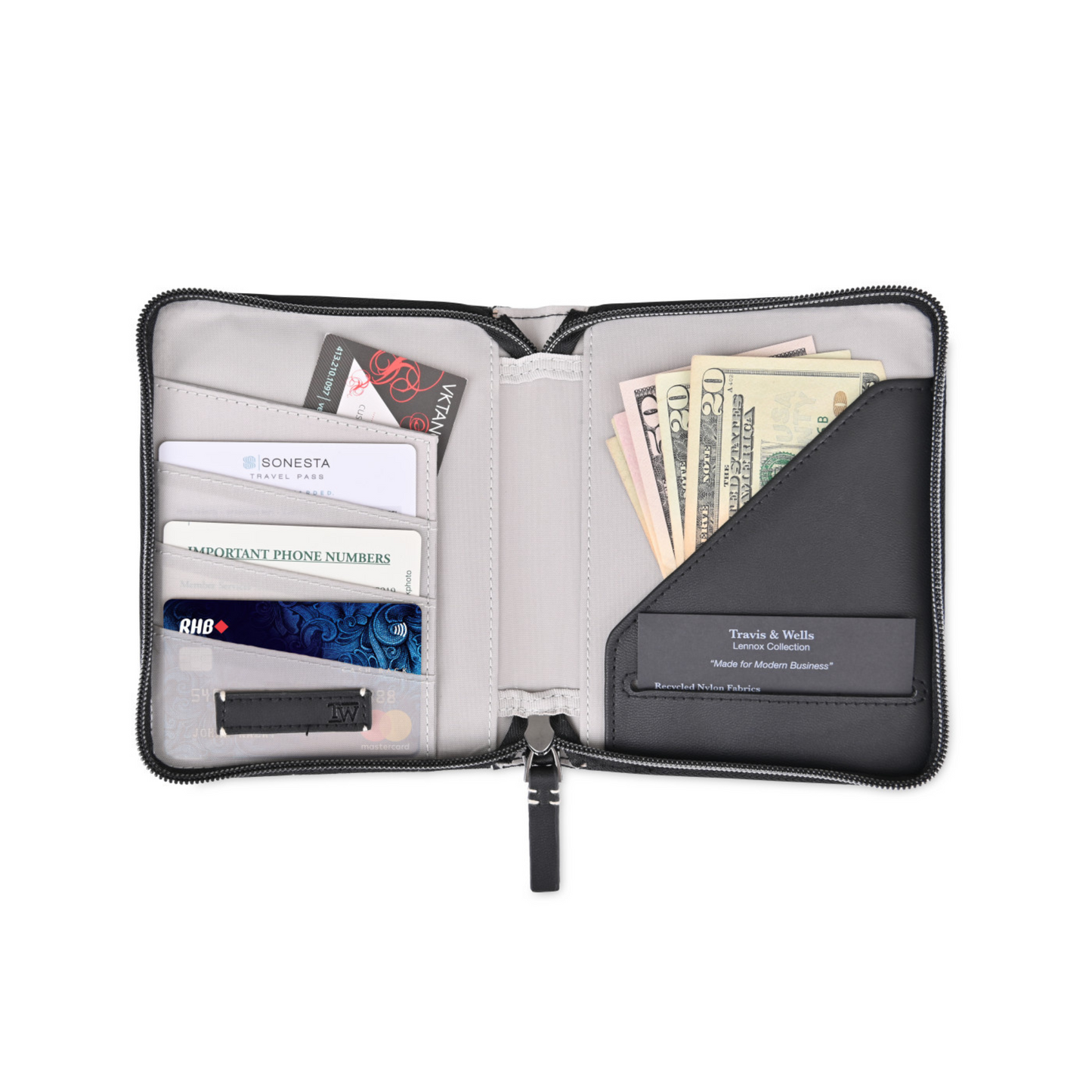 Travis & Wells® Lennox Passport Wallet