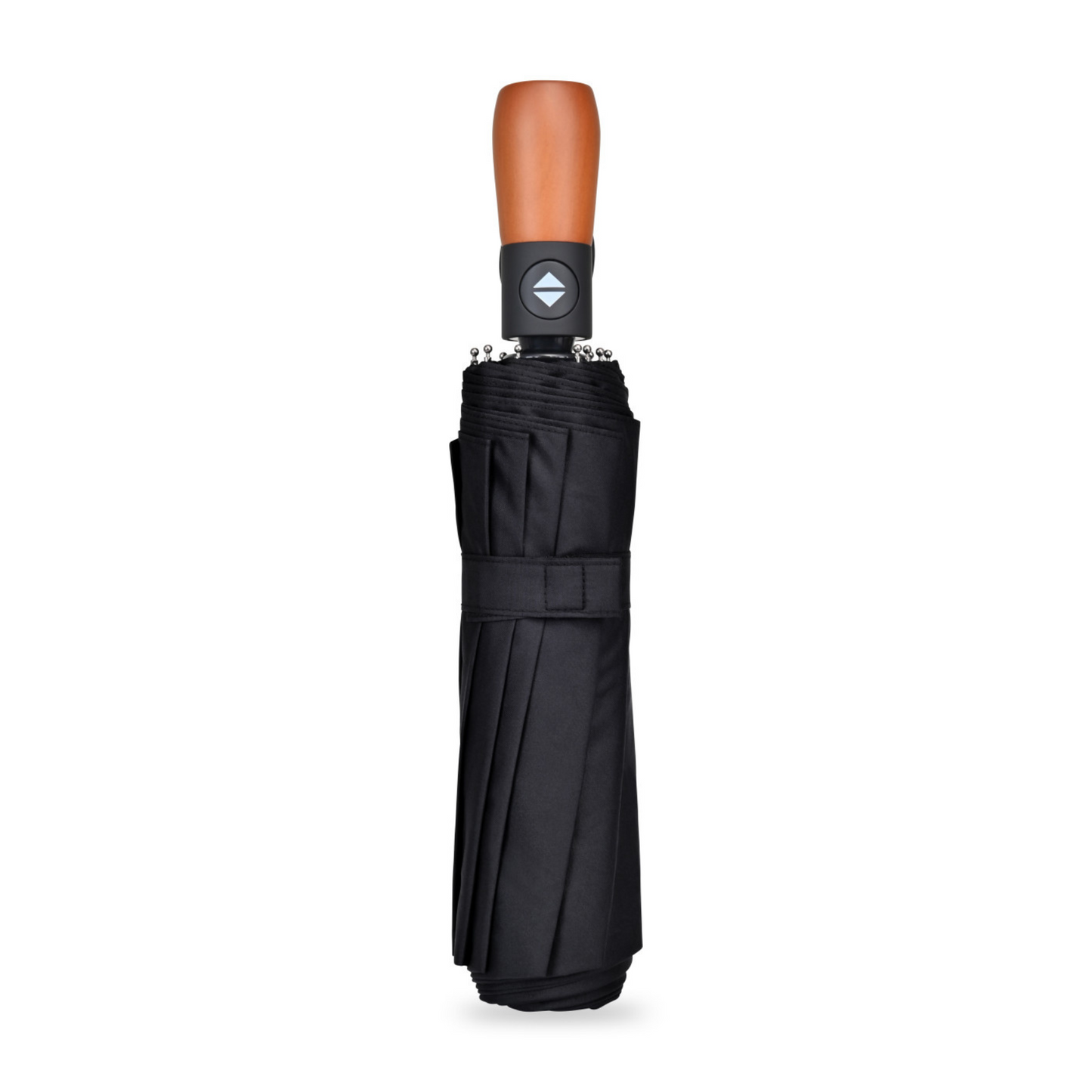 Elements 46" Recycled Auto Open & Close Executive Folding Umbrella