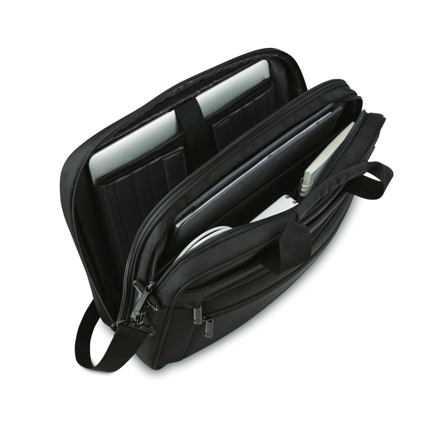 Samsonite Classic Business Perfect Fit Two Gusset Laptop Portfolio