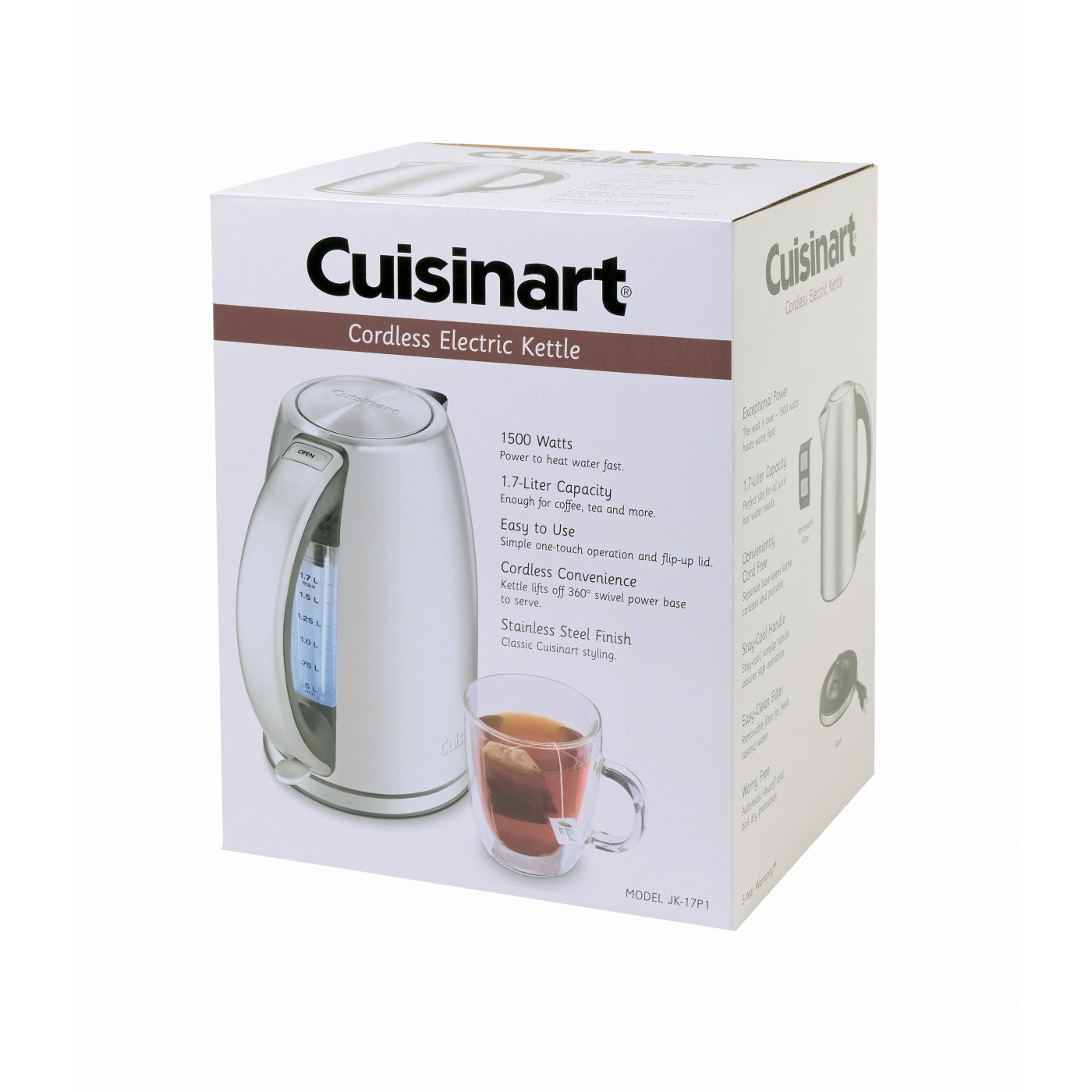 Left Right Cuisinart® Cordless Electric Kettle