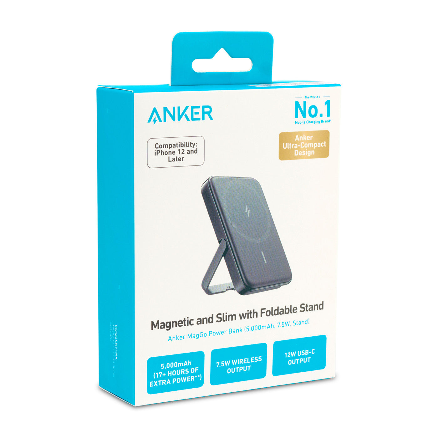 Anker® MagGo 5K Power Bank with Stand