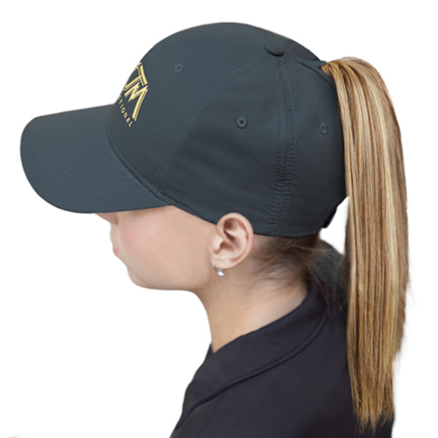 Ponytail Baseball Cap / Polyester Pearl Nylon - UPF50+