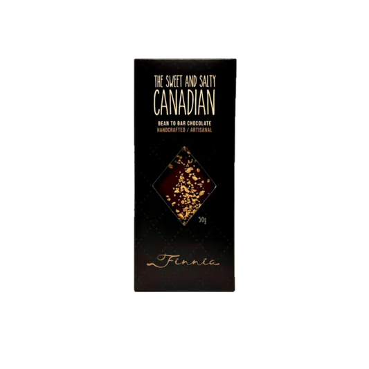 The Sweet and Salty Canadian Dark Chocolate Bar