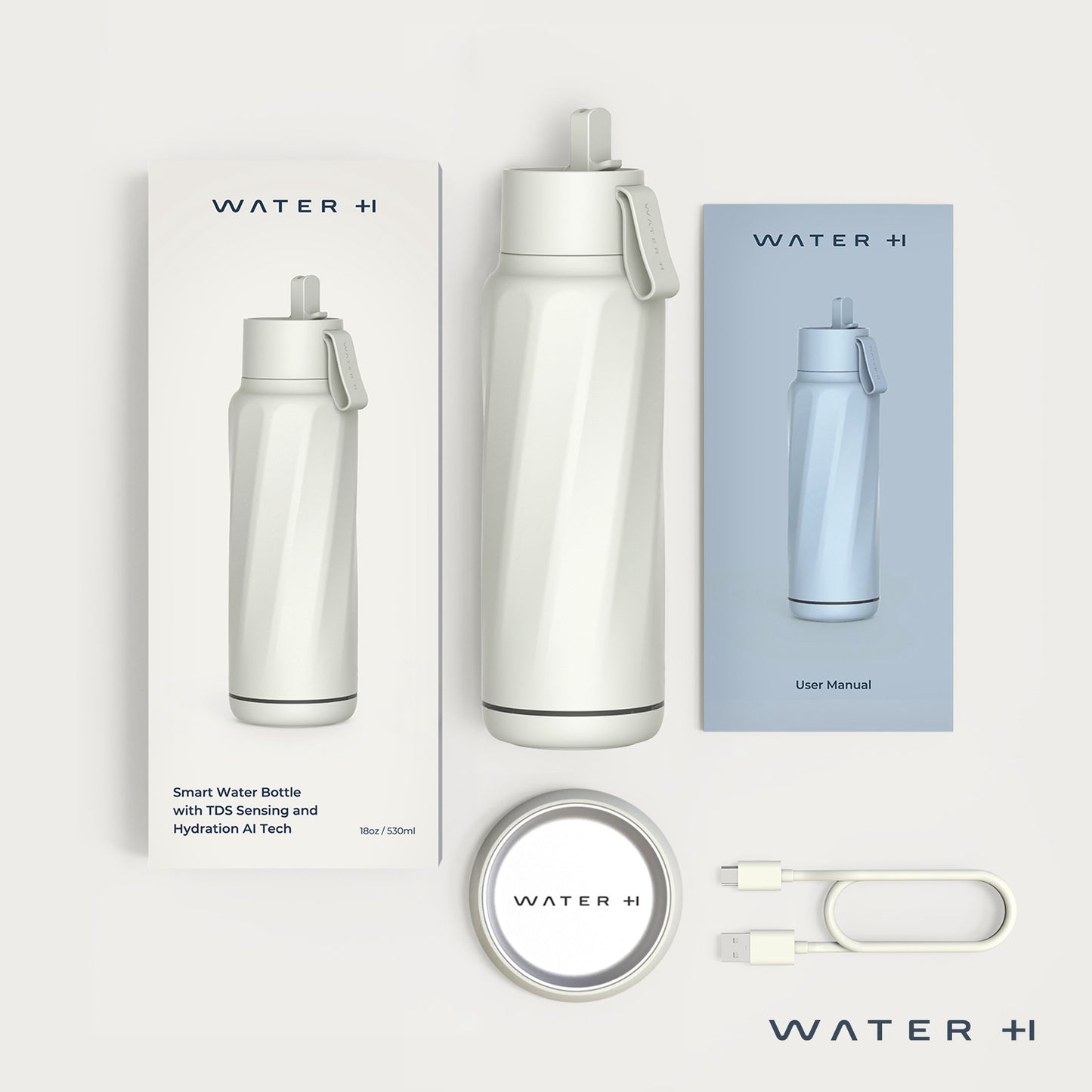 Water H® VITA Flip Lid Smart Bottle