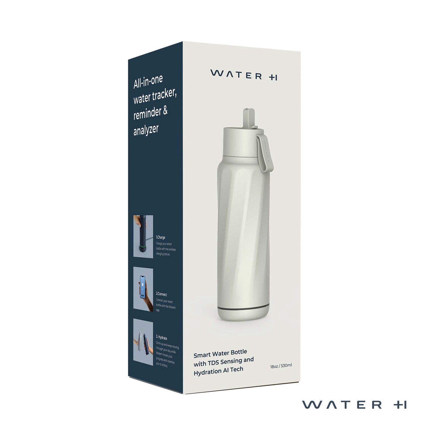 Water H® VITA Flip Lid Smart Bottle