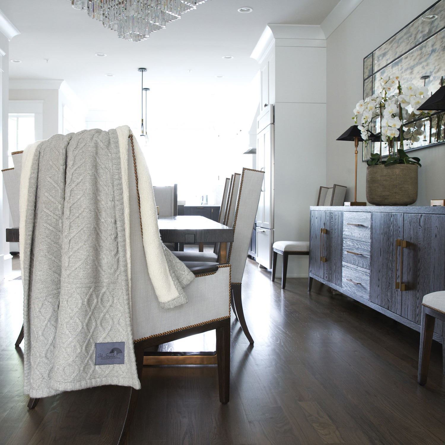 Highland White Rabbit Highland Knit Throw – White Rabbit Creative