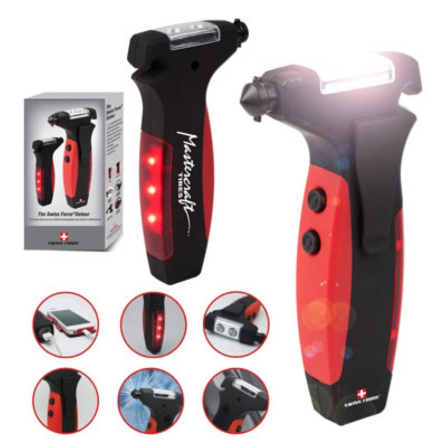 Swiss Force® Detour 5-in-1 Auto Tool with Powerbank