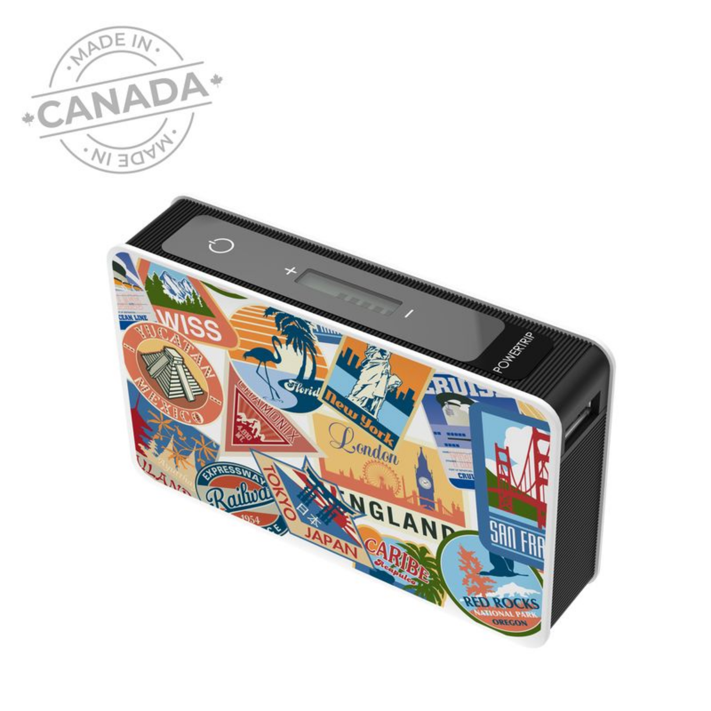 PowerTrip Classic #4185 Portable Charger with Emergency Solar Panel