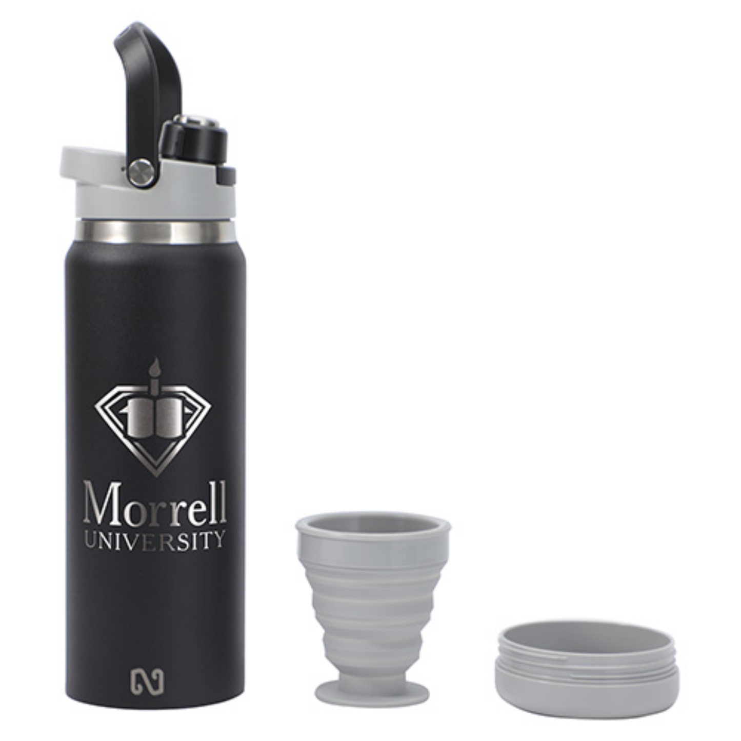 NAYAD® Crusade 28 oz Stainless Steel Double-Wall Bottle with Hidden Cup