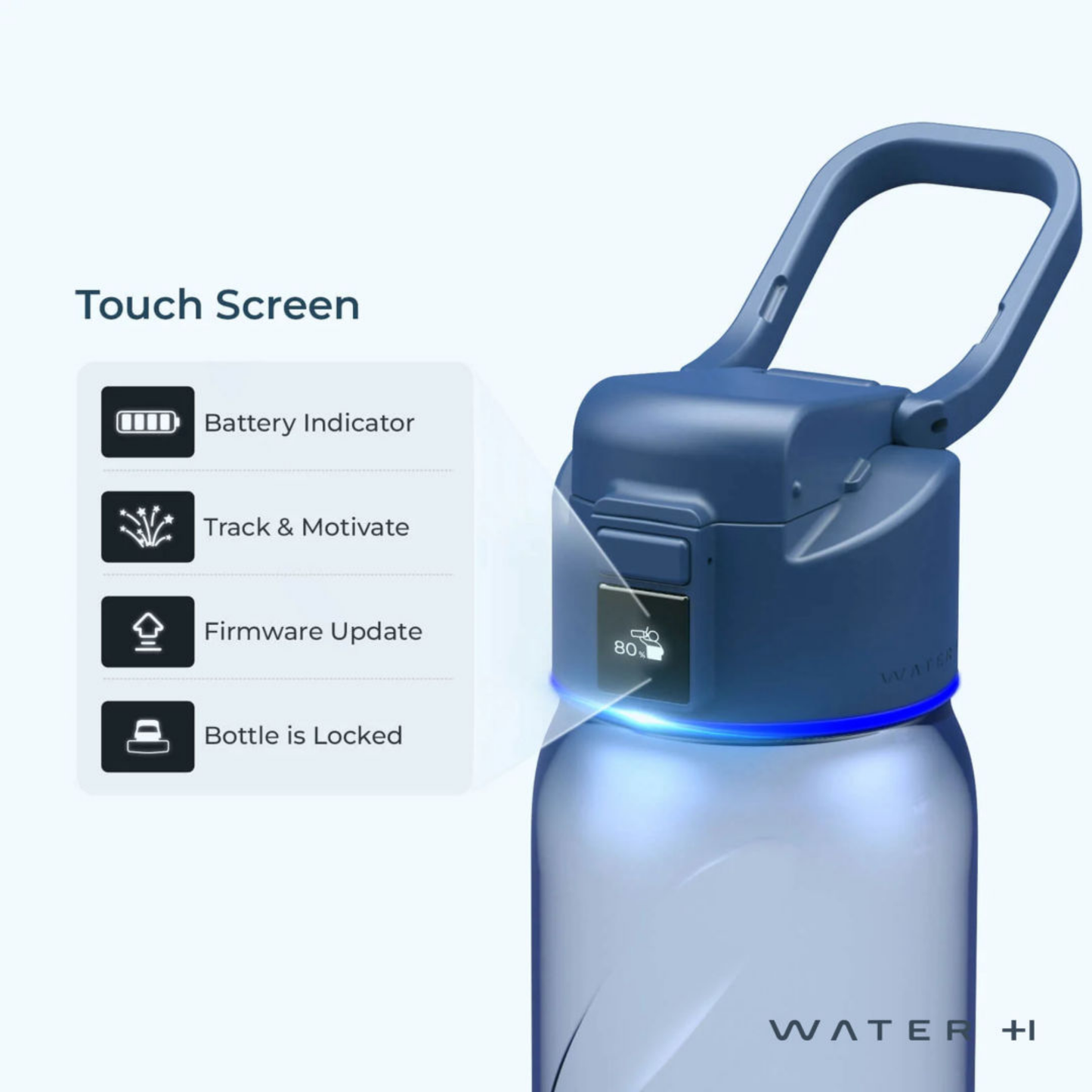 Water H® Boost Lite Chug Lid Smart Bottle