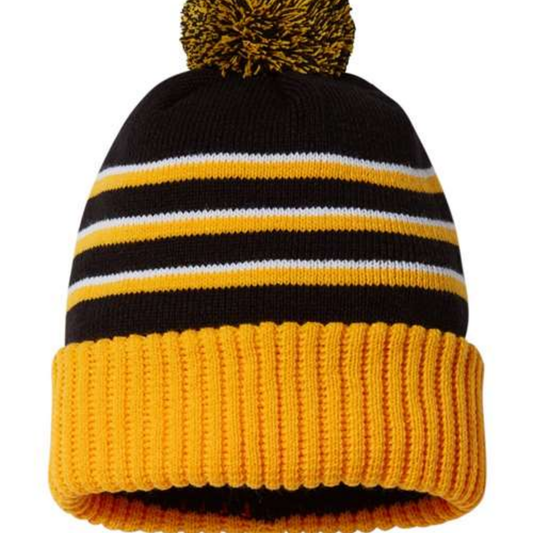 134 - Richardson Pom Cuffed Beanie