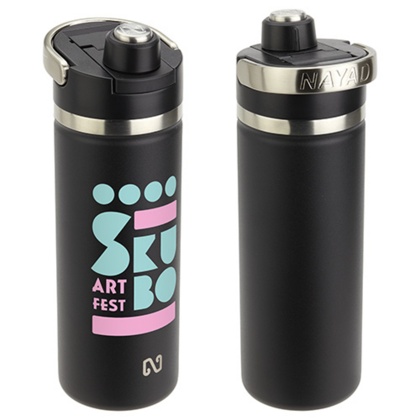 NAYAD® Traveler 18 oz Stainless Double-wall Bottle with Twist-Top Spout