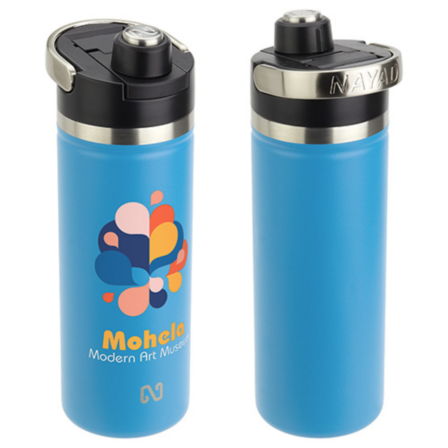 NAYAD® Traveler 18 oz Stainless Double-wall Bottle with Twist-Top Spout