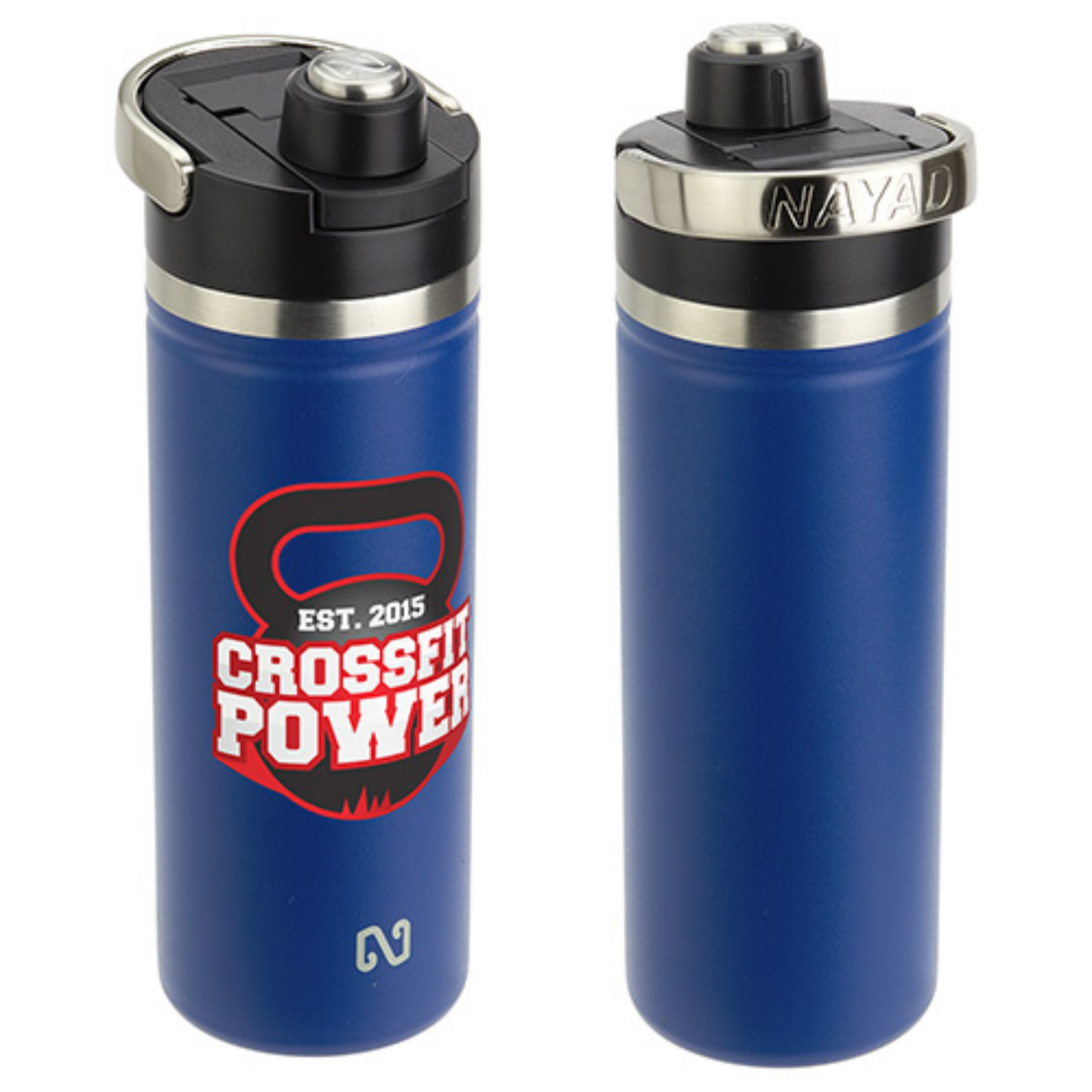 NAYAD® Traveler 18 oz Stainless Double-wall Bottle with Twist-Top Spout