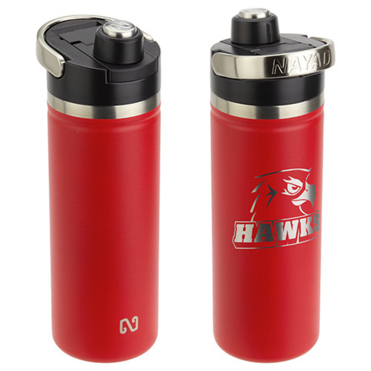 NAYAD® Traveler 18 oz Stainless Double-wall Bottle with Twist-Top Spout