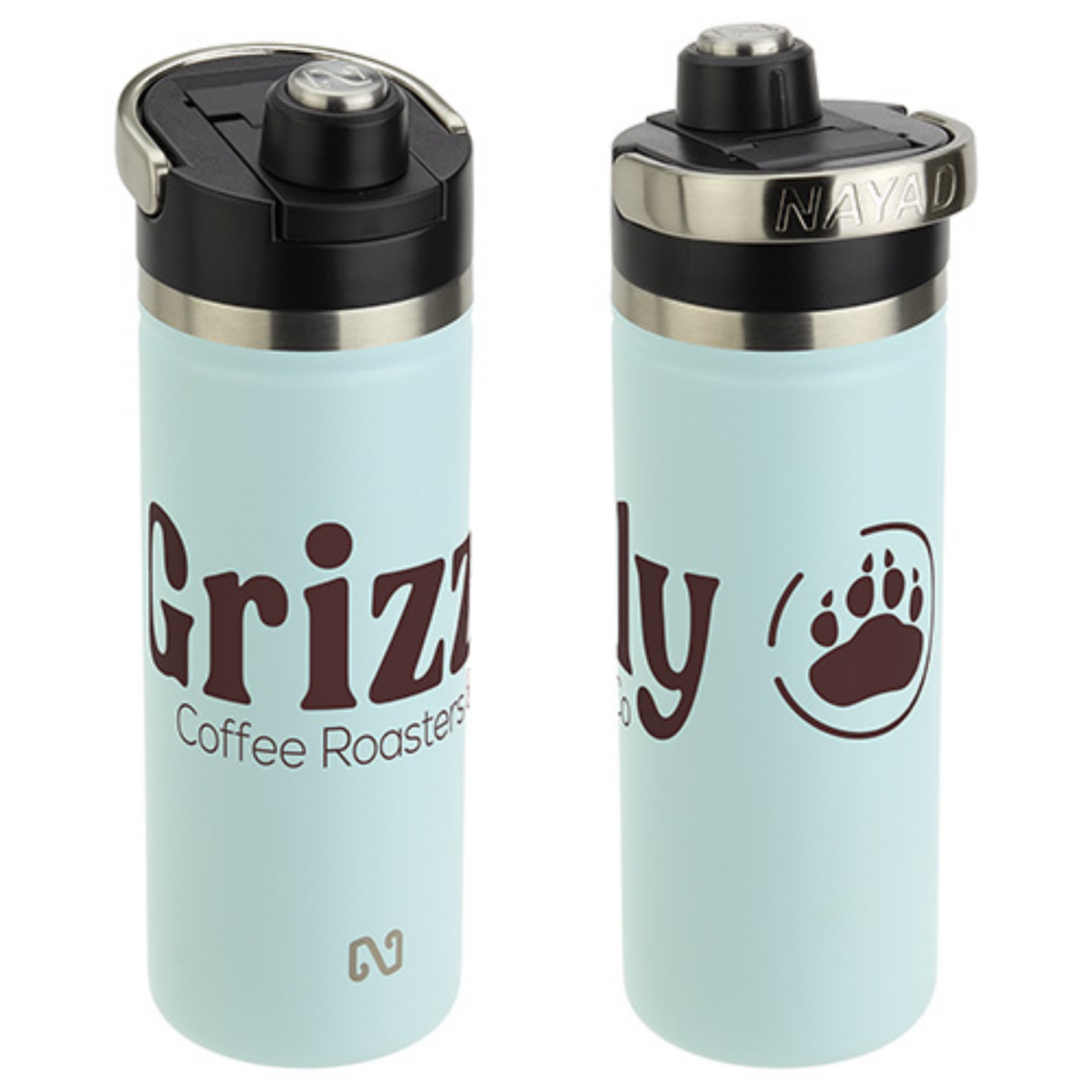 NAYAD® Traveler 18 oz Stainless Double-wall Bottle with Twist-Top Spout