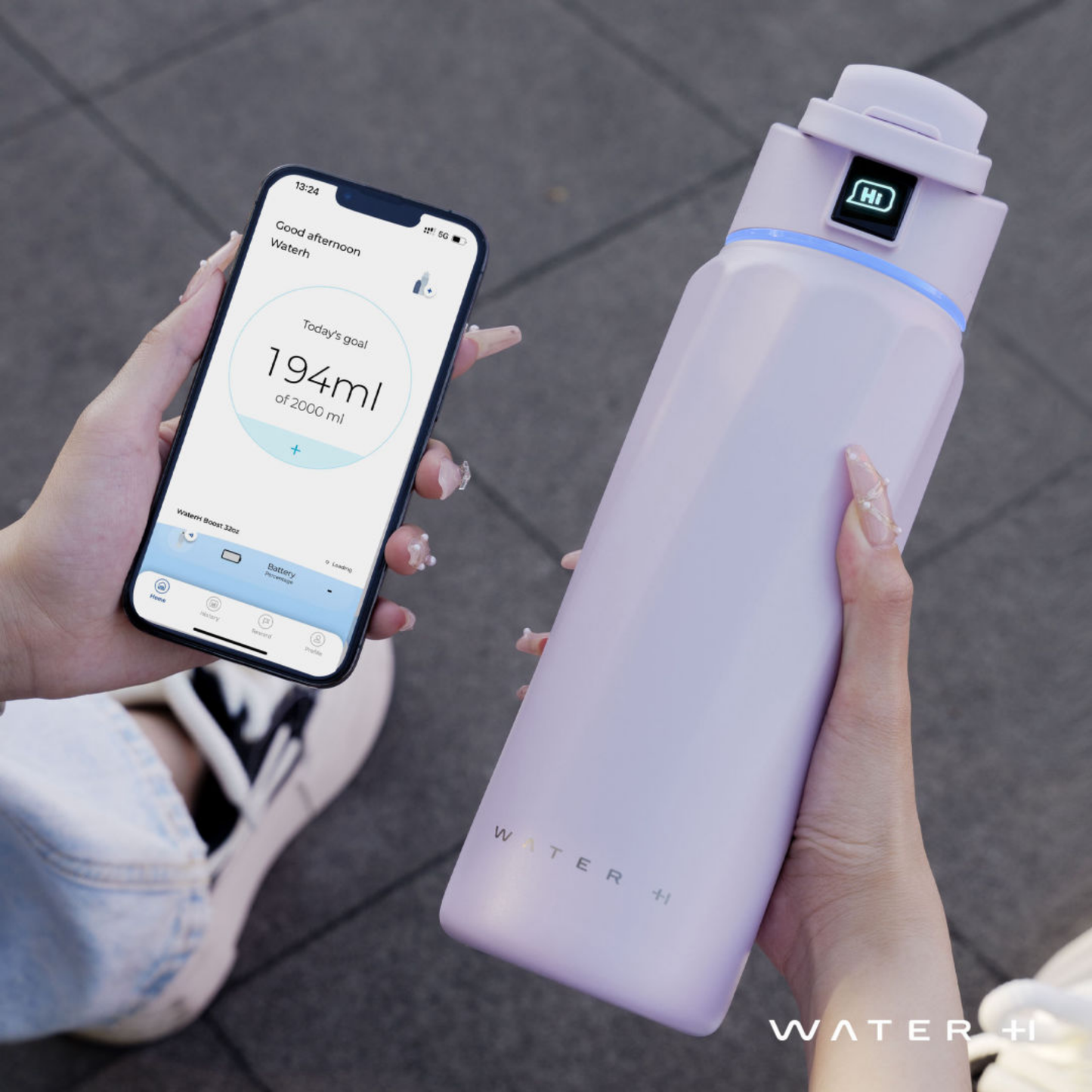 Water H® Boost Chug Lid Smart Bottle