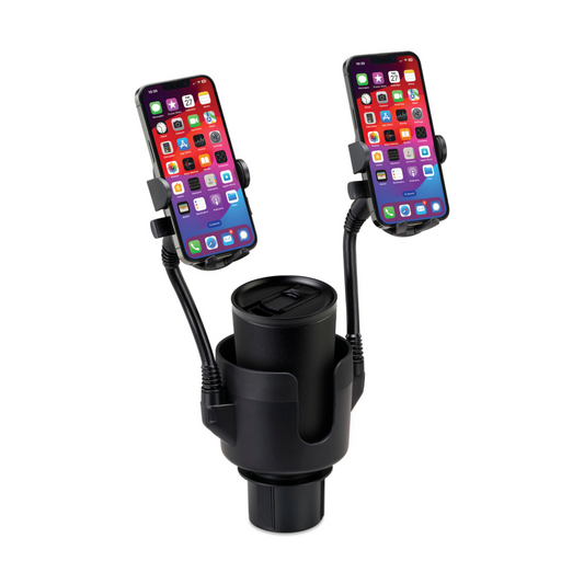 iLive™ Cup Holder with Dual Mobile Phone Mount