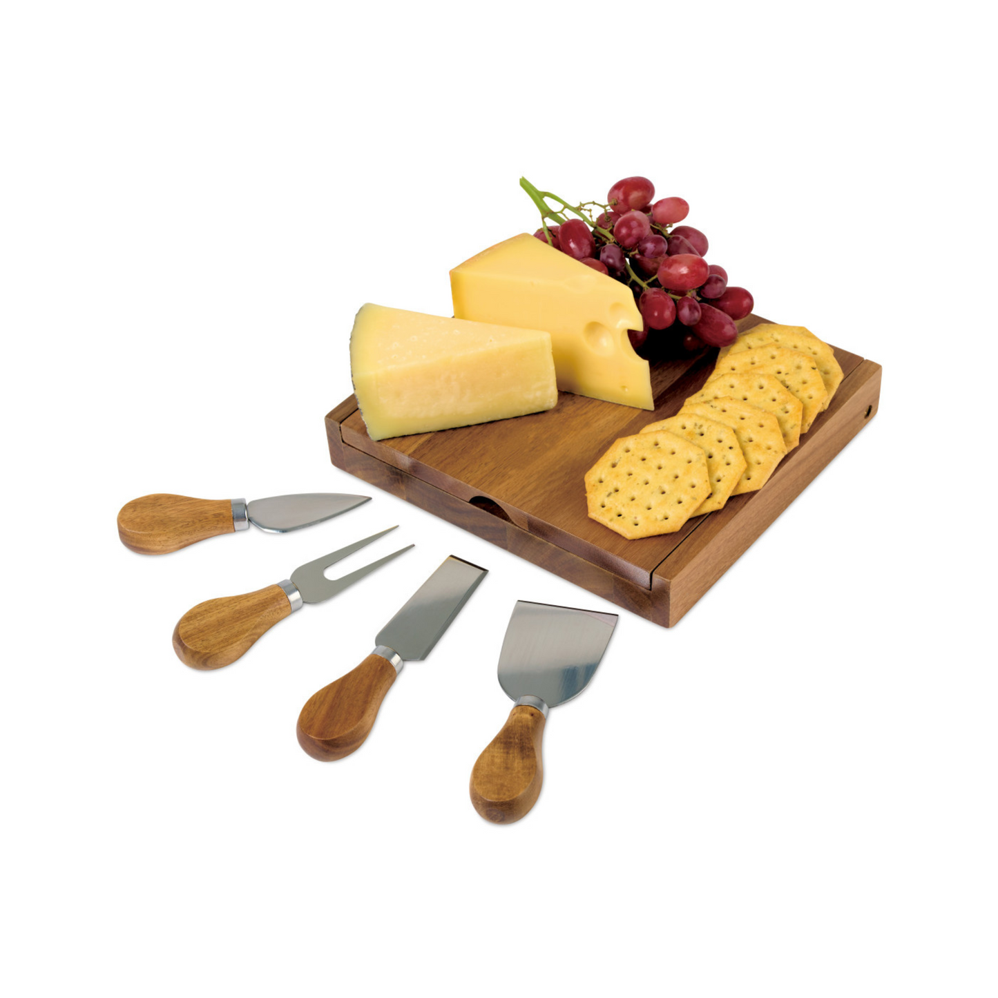 La Cuisine Cheese Board with Serving Set