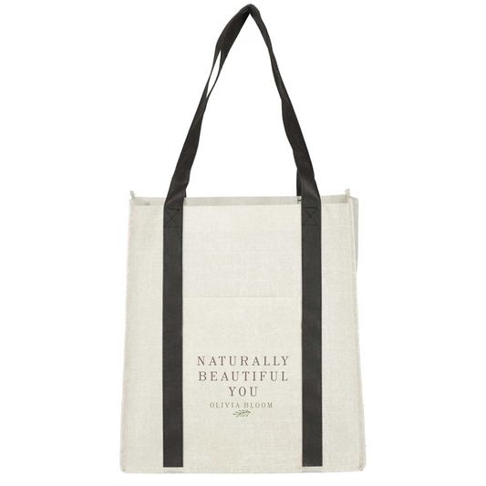 SM-5212 Pluto Recycled Non-Woven Small Grocery Tote