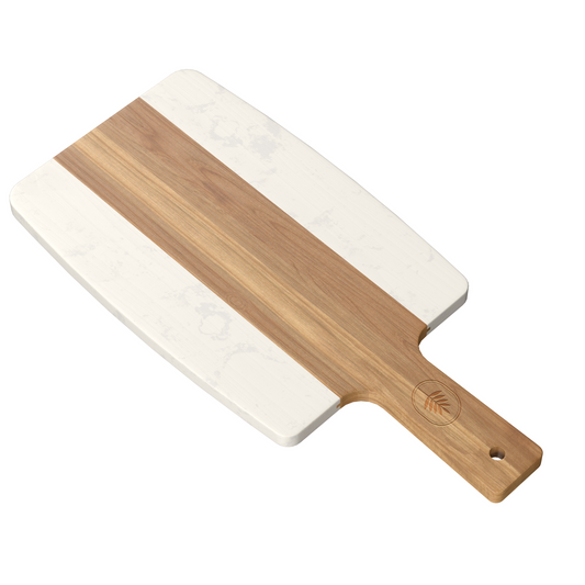LF104 - Hamilton Acacia Wood and Faux Marble Cutting Board