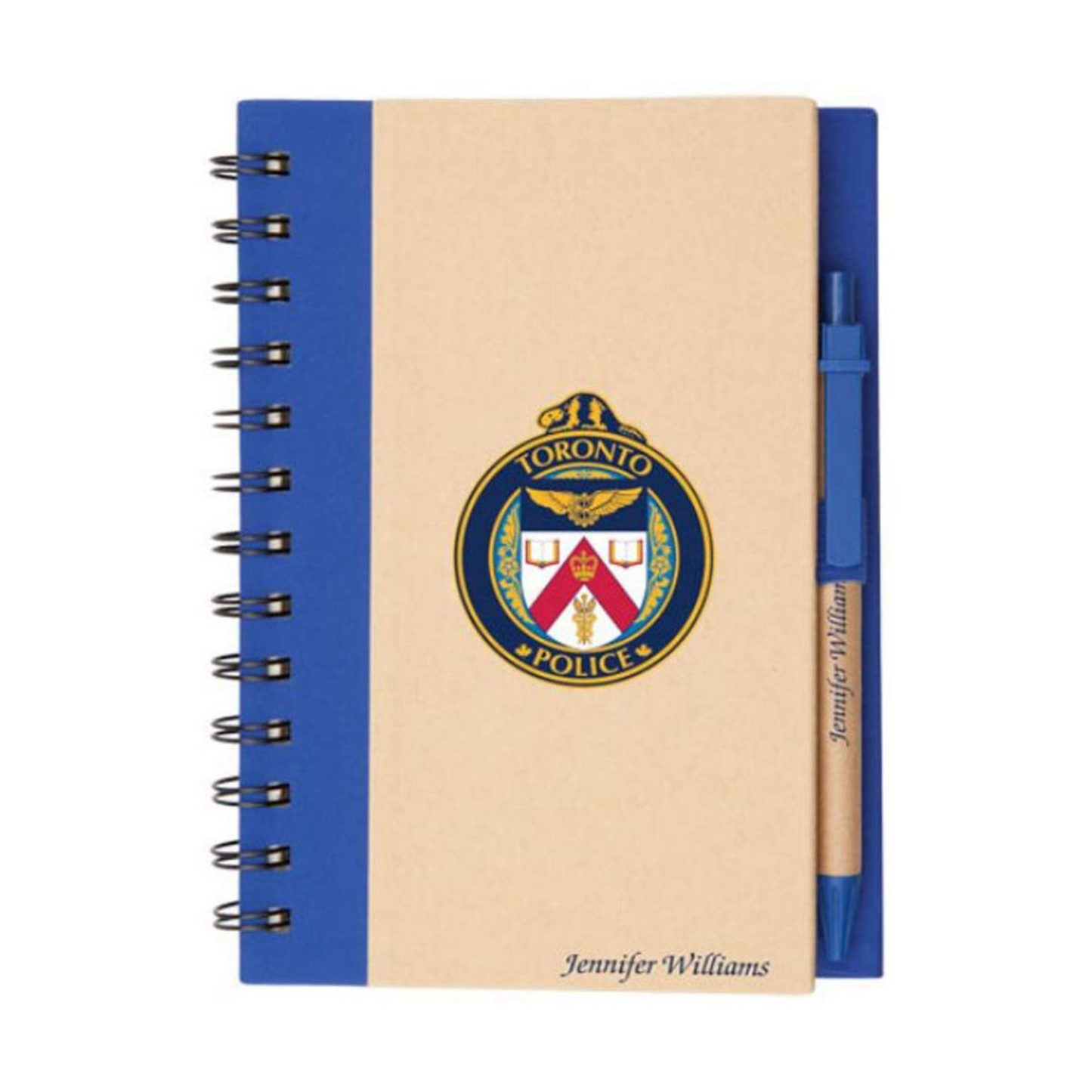 Spiral Bound Notebook & Harvest Pen